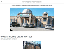 Tablet Screenshot of kintel.ca
